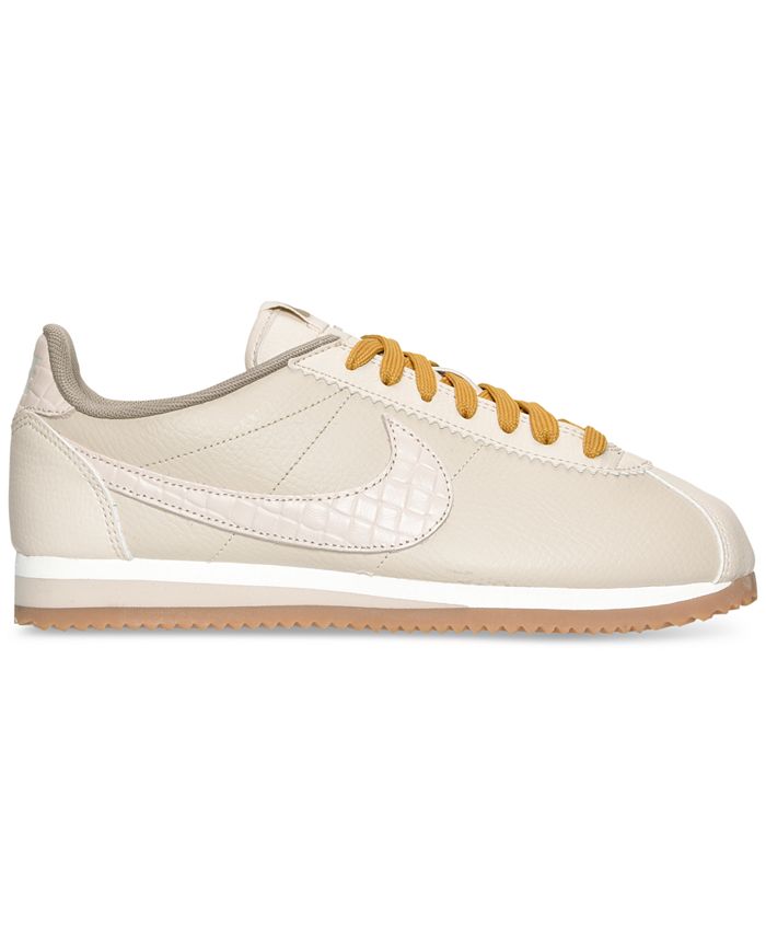 Nike Women's Cortez Leather Lux Casual Sneakers from Finish Line ...