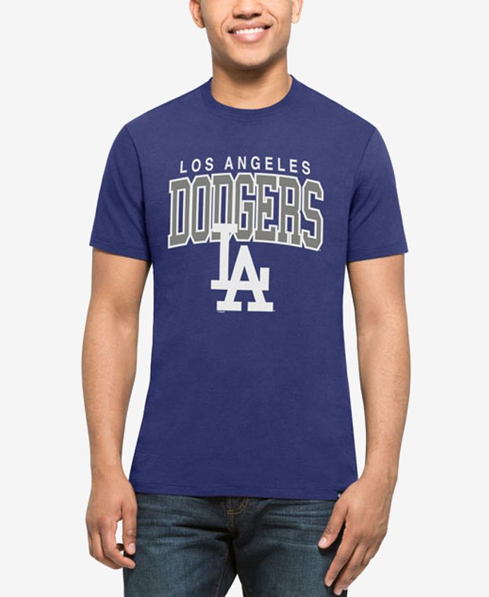 47 Brand Men's Los Angeles Dodgers Splitter Blockhouse T-Shirt