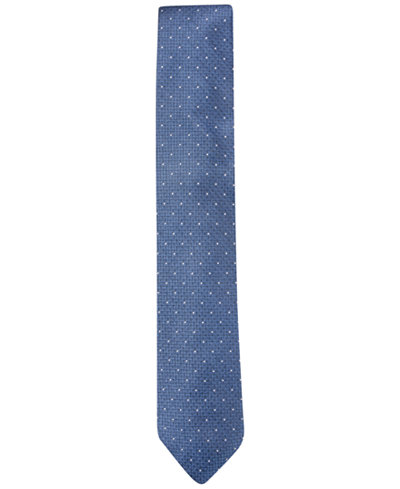 Ryan Seacrest Distinction™ Men's Venice Dot Stretch Slim Tie, Only at Macy's