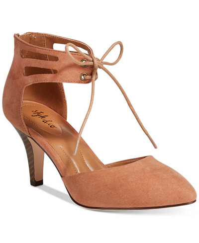 Style & Co Women's Vanaa Lace-Up Pumps, Only at Macy's - Pumps - Shoes - Macy's