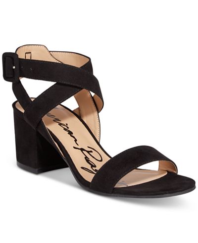 American Rag Caelie Block-Heel Sandals, Only at Macy's