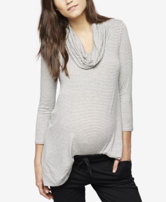 A Pea in the Pod - Maternity Cowl-Neck Top