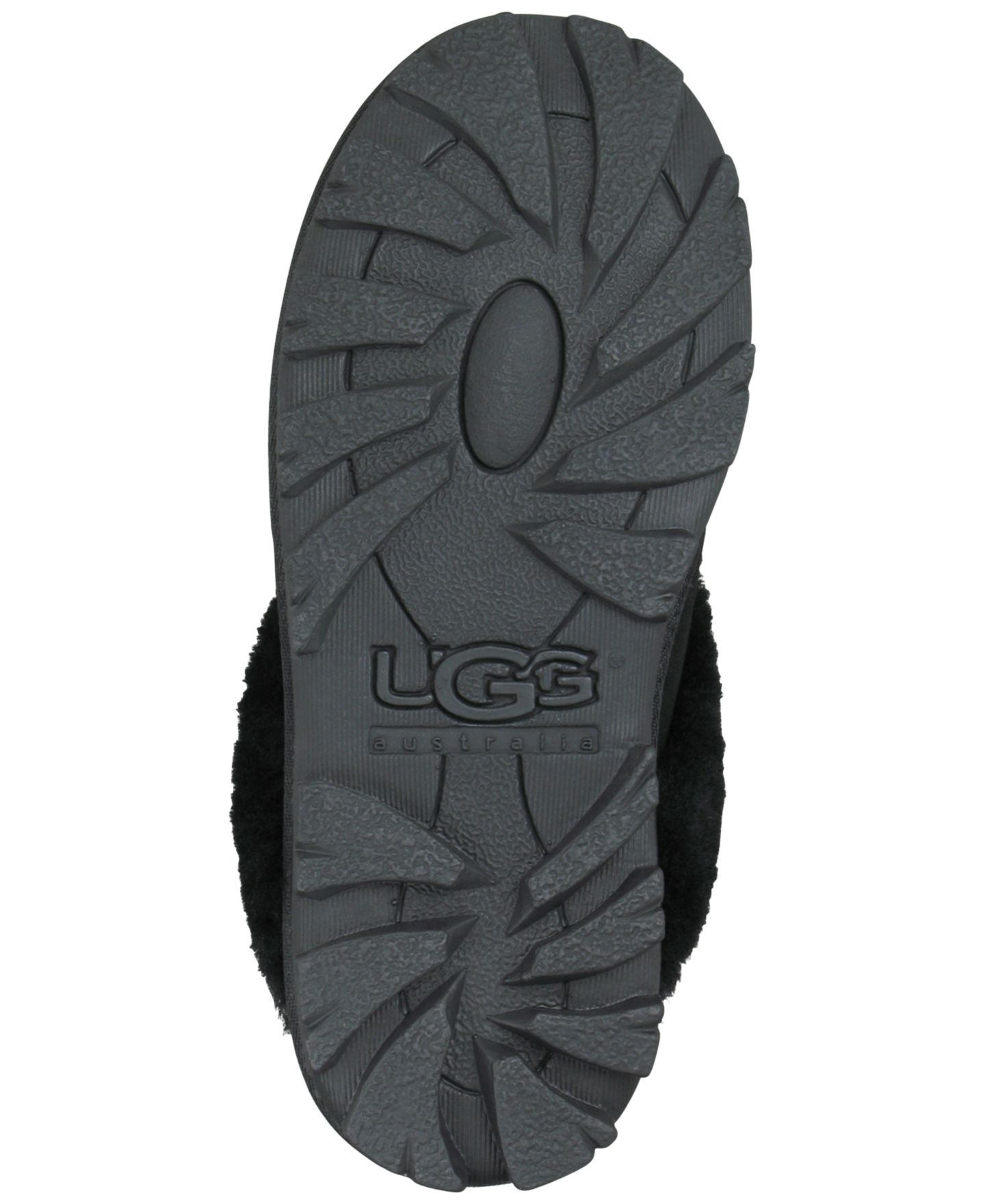 Женские тапочки UGG® Coquette Slip-On Slide Slippers, цвет: Чёрный — фото 4