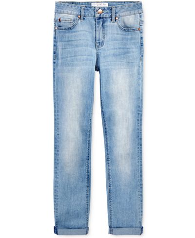 Celebrity Pink Cuffed Distressed Boyfriend Jeans, Big Girls (7-16)