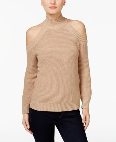 INC International Concepts Cold-Shoulder Sweater, Only at Macy's