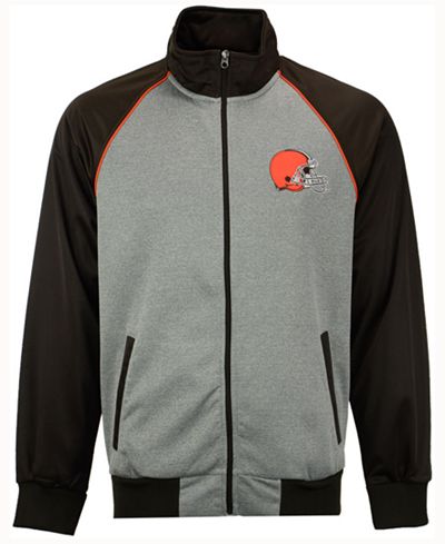 G-III Sports Men's Cleveland Browns Throwback Track Jacket
