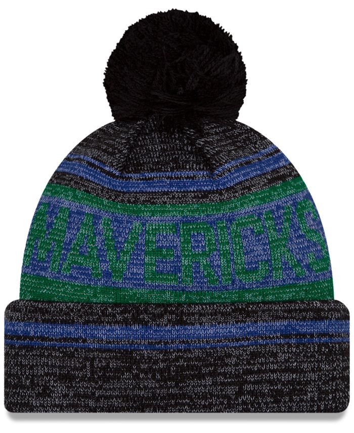 New Era Dallas Mavericks Hardwood Classics Snow Dayz Knit Hat - Macy's