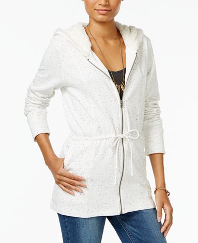 Lucky Brand Sherpa-Lined Hoodie