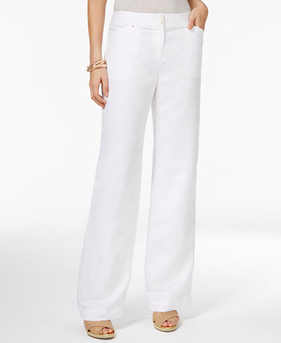 JM Collection Straight-Leg Pants, Only at Macy's - Pants - Women - Macy's
