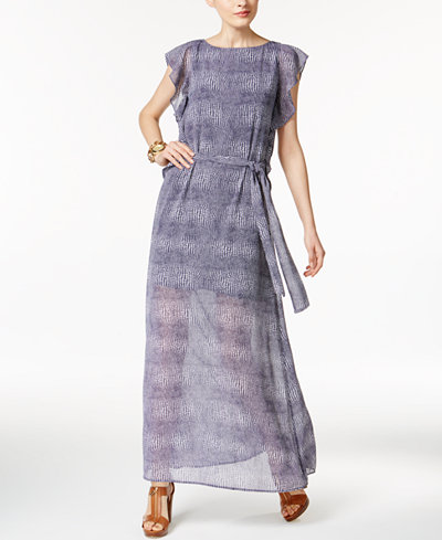 MICHAEL Michael Kors Zephyr Printed Maxi Dress