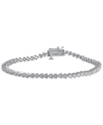 sterling silver tennis bracelet