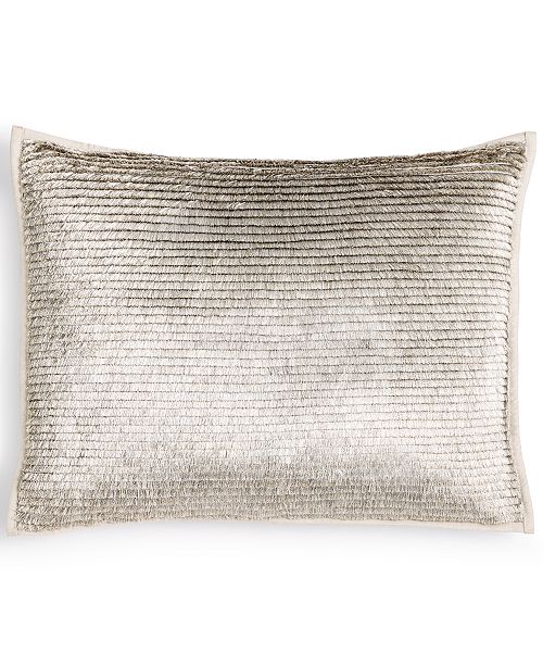 Calvin Klein Metallic Fringe 12" x 16" Decorative Pillow & Reviews