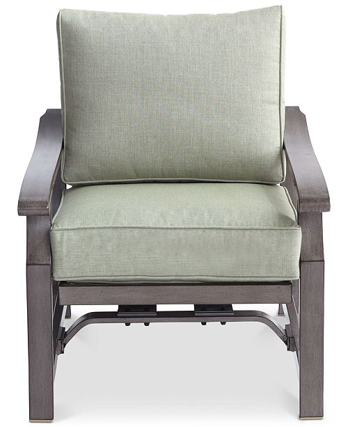 Furniture Tara Aluminum Outdoor Rocker Chair Created For Macy S