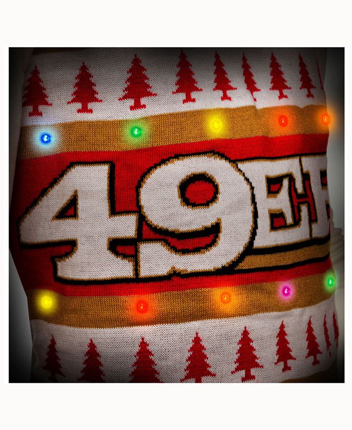 49ers light up sweater top