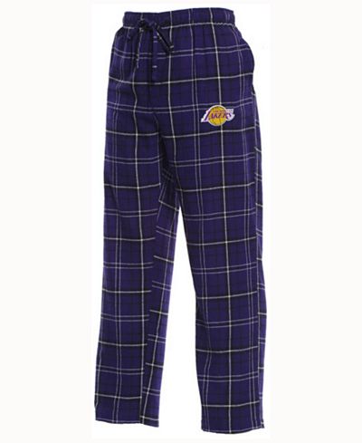 Concepts Sport Men's Los Angeles Lakers Ultimate Flannel Pants
