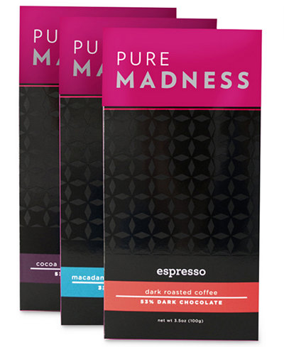 Pure Madness Chocolate 3-Bar Assortment