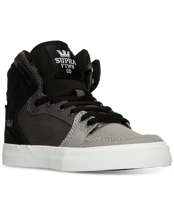SUPRA Little Boys' Vaider Casual Sneakers from Finish Line - Macy's