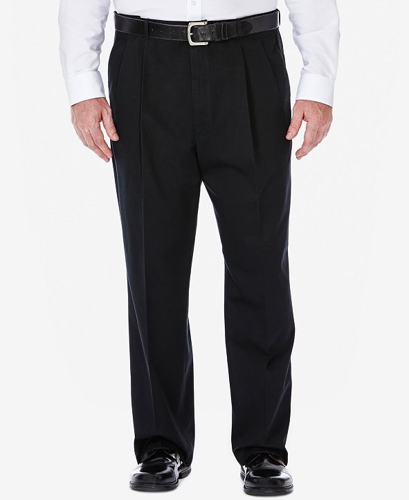 haggar work to weekend pleated pants