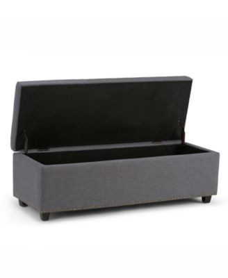 Hayes Fabric Storage Ottoman