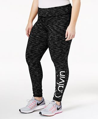 calvin klein performance plus size leggings