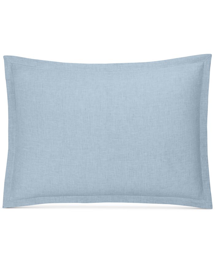 Hotel Collection CLOSEOUT! Cornflower Linen King Sham, Created for Macy