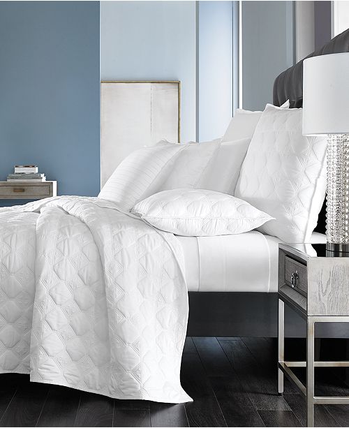 Hotel Collection Basic Cane Quilted Twin Coverlet Created For