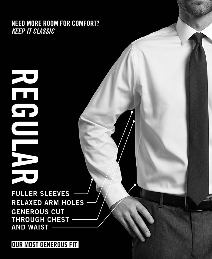 Geoffrey Beene Men's Classic-Fit Wrinkle-Free Sateen Dress Shirt