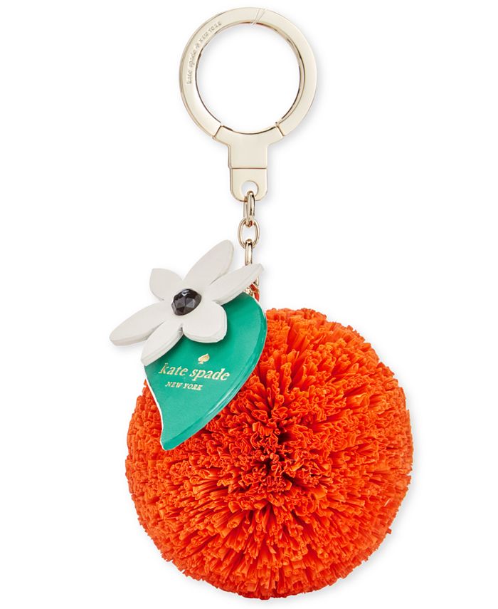 kate spade new york Raffia Orange Keychain - Macy's