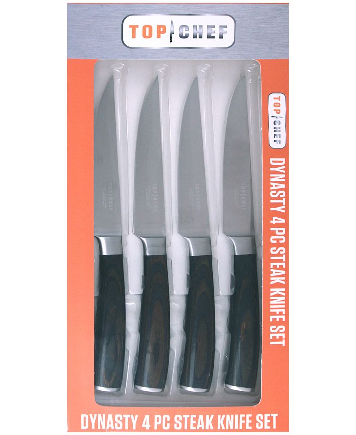 Top Chef 4Pc. Dynasty Steak Knife Set Macy's