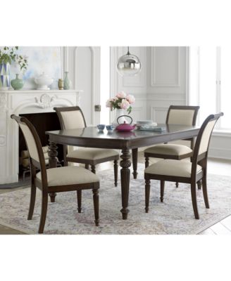 Furniture - Syrah Dining  Set, 7-Pc. Set (Table, 4 Side Chairs & 2 Arm Chairs)