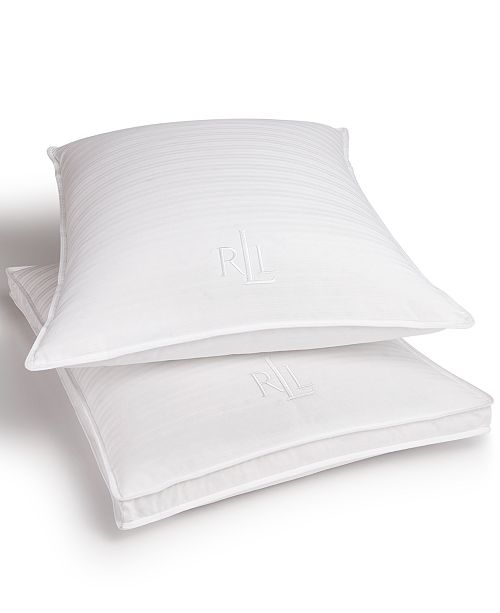 Lauren Ralph Lauren Trilogy Pillows Down And Feather Triple Chamber Reviews Pillows Bed Bath Macy S