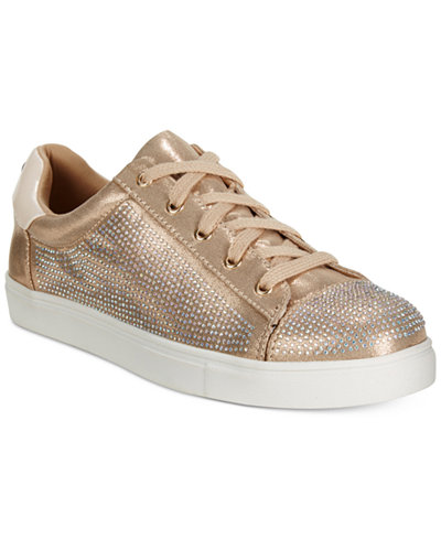 Material Girl Elanie Lace-Up Sneakers, Only at Macy's