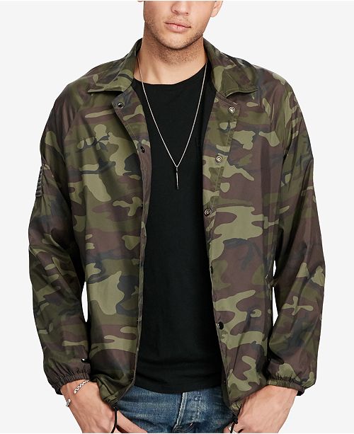 ralph lauren camo windbreaker