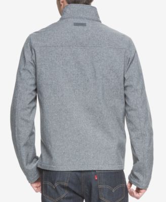 Men's Soft-Shell Classic Zip-Front Jacket