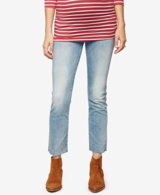 Motherhood Maternity - Maternity Straight-Leg Ankle Jeans