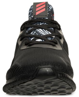 ADIDAS NWOT Men\'s Alphabounce+ Running Sneaker SZ 8 Gray / Red / Black ADIDAS NWOT Men main image 4