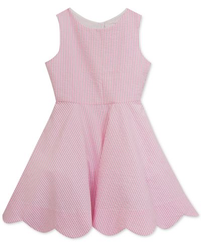 Rare Editions Seersucker Dress, Big Girls (7-16)