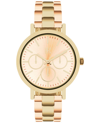 INC International Concepts Women's Two-Tone Bracelet Watch 38mm, Only at Macy's
