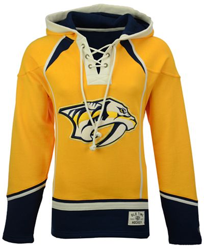 Old Time Hockey Men's Nashville Predators Lacer Hoodie