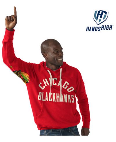 G-III Sports Men's Chicago Blackhawks Hands High Motion Hooded Sweatshirt
