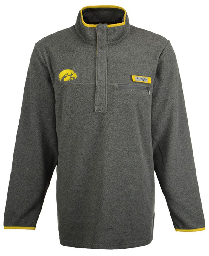 Columbia Men's Iowa Hawkeyes Harborside Fleece Pullover Macy's