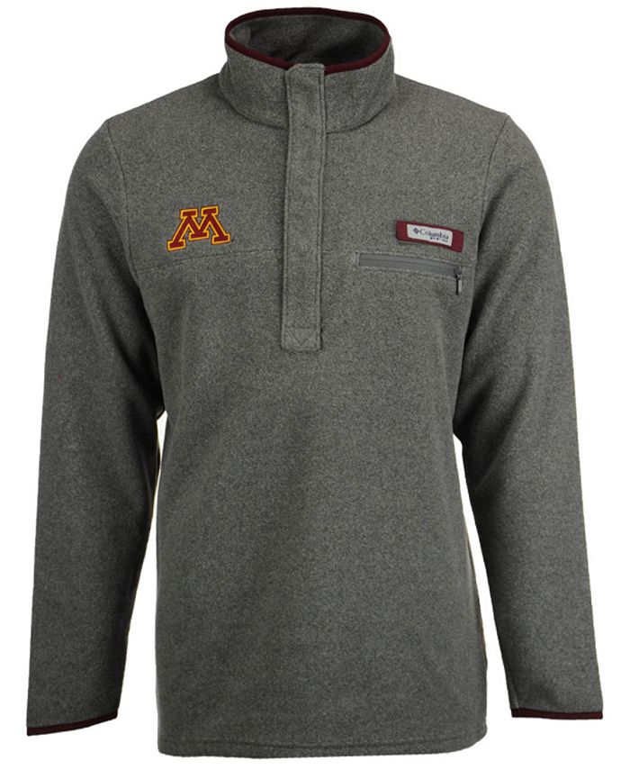 Columbia Men's Minnesota Golden Gophers Harborside Fleece Pullover Macy's
