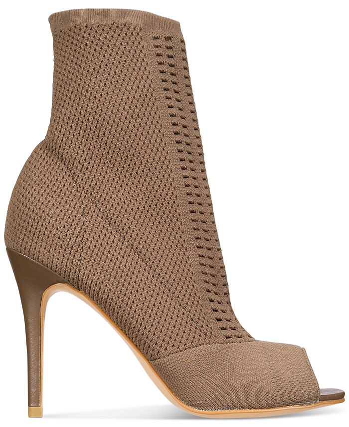 charles david peep toe booties