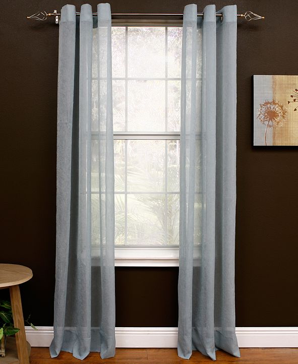 Miller Curtains Sheer Preston Grommet 48" x 63" Panel & Reviews