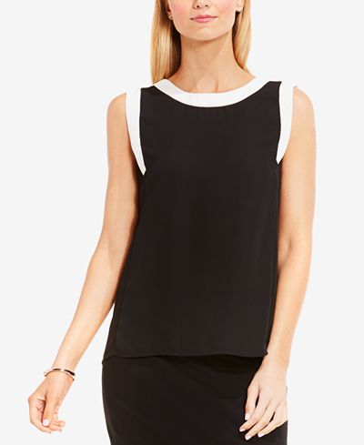 Vince Camuto Colorblocked Blouse