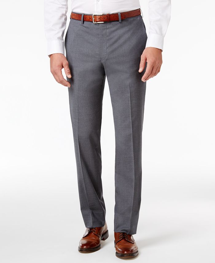 Lauren Ralph Lauren Men's Classic-Fit Gray UltraFlex Suit - Macy's