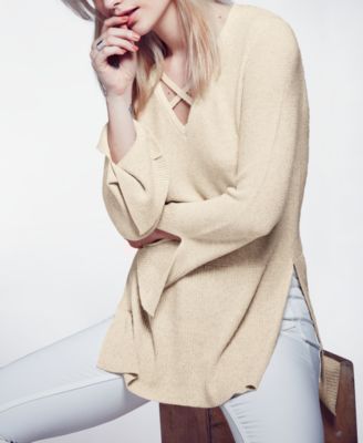 Free People - Crisscross Tunic Sweater