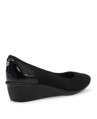 anne klein sport women's wisher fabric wedge pump
