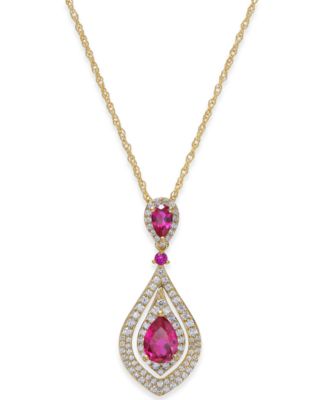 macys ruby pendant