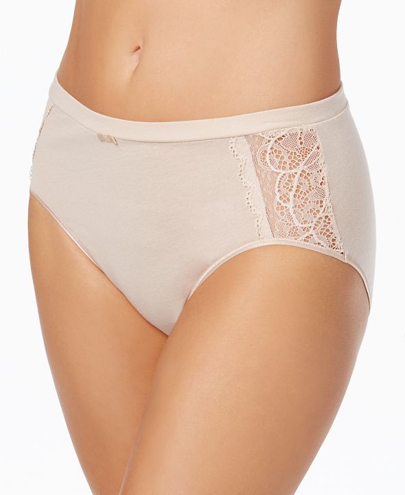 Bali Cotton Desire Lace Hi Cut Brief Underwear DFCD62 & Reviews Bras